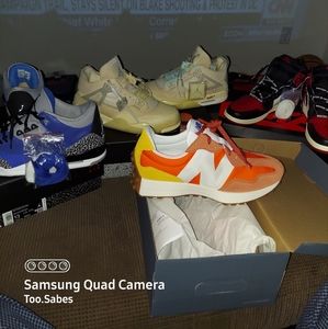 New Balance 327 Vibrant Orange
